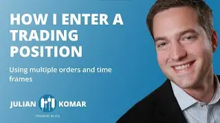 How I enter a trading position: Buy a stock with multiple stop / market orders to reduce risk