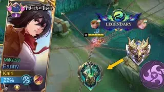 NEW SEASON SHORT GAMEPLAY WITH TIPS, BUILD AND EMBLEM! | SUPREME FANNY BACK IN EPIC! 