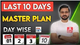 10 Days Master Plan🔥 Day Wise - CMA Inter December 2025
