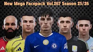 Новый мега-пак лиц Vol.267 Сезон 25/26 - PES 2021 и Football Life 2026