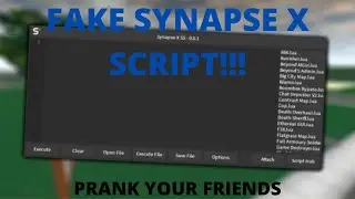 Fake Synapse X Script UI!!