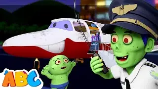 ✈️ Seven Zombies In The Airplane And Bed Song | Spooky Scary Songs By @AllBabiesChannel
