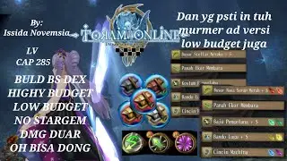 BUILD BS DEX STR - Toram Online lv cap285 DMG DUAR bsa dong