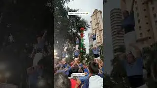 MARRECS from spain in India 🤩 #mumbai #dahihandi #maharashtra #govinda #spain #humanpyramid