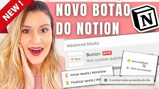 A melhor atualização do NOTION | Como usar o recurso Template Button