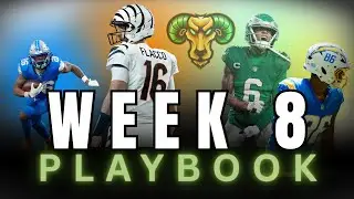 Week 8 Fantasy Football Playbook w/ Josh Larky | Waivers, Trades, Starts & Midseason Strategy