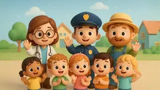 Community Helpers Song 👮&zwj;♂️🚒 | Learn Community Helpers for Kids | Fun Learning