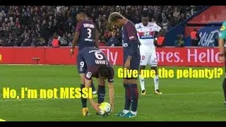Neymar JR & Cavani Fight for Penalty & Free Kick (Cavani's Not Messi)