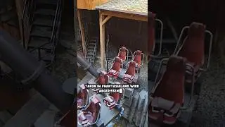 TARON WIRD (irgendwann) ABGERISSEN! 🥺 #freizeitpark #achterbahn #phantasialand #shorts