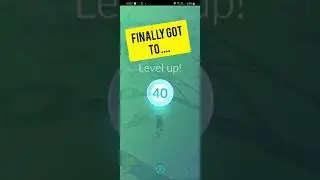 LEVEL 40 - Pokemon Go. Finally did it 5 years after starting!!