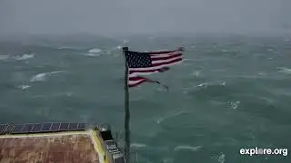 Kevin the Flag - Time-Lapse of Frying Pan Ocean Cam