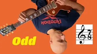 Floating in 7/8 | Jazz Guitar Improvisation on Two Chords (Dbmaj7 - Emaj7)