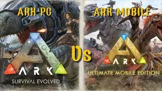 ARK PC VS ARK ULTIMATE MOBILE || graphics of 2 versions.