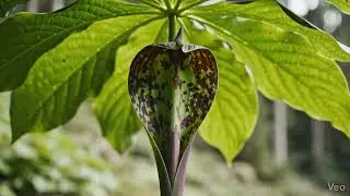 Himalayan Cobra Lily blooms 🌱🐍 A wild beauty from the soil
