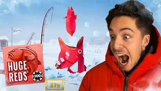 I GOT THE SHARK GLITCH AGAIN ON THE ICE FISHING GAME!