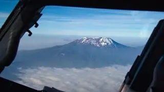 Kilimanjaro in the 737 Cockpit!