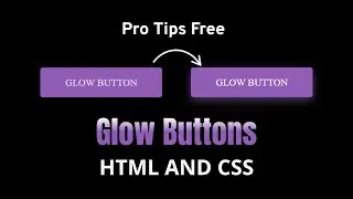 How to Create a Glowing Animated Button Using HTML & CSS | Neon Glow Hover Effect Tutorial