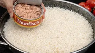 Thunfisch mit Eiern mischen! Diesen Trick habe ich in einem schicken Restaurant gelernt!