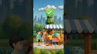 Queue Right, Live Bright! #shorts #cartoon #animation