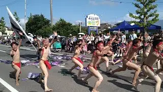 2023・8月13日・宮城県登米市・YOSAKOI・北海道大学　縁「命轟く」・YOSAKOI＆ねぷたinとよさと「パレード会場」