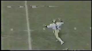 Mark Bavaro Notre Dame TE at 1983 Liberty Bowl vs. Boston College in Memphis, TN