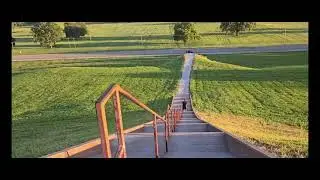 Monks Mound, at Cahokia (Indian) Mounds State Historic Site, Illinois
