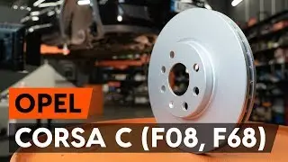 Wie OPEL CORSA C (F08, F68) Bremsscheiben vorne wechseln [AUTODOC TUTORIAL]