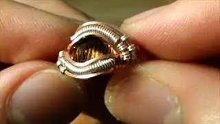 WIRE WRAP RING - ALL SEEING EYE ( ADVANCED )