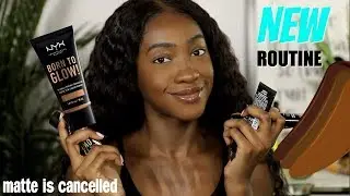 Is The New NYX Born To Glow My Go To Foundation Now? 21 Cocoa  Foundation Hunt