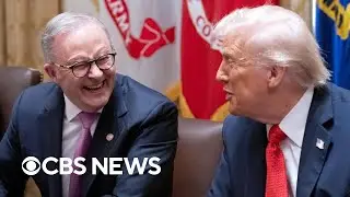Trump takes questions in Oval Office meeting with Australian prime minister
