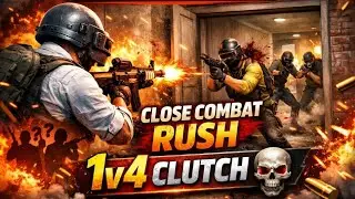 BGMI SHORTS LIVE 🔥 Close Combat Rush | 1v4 Clutch 💀