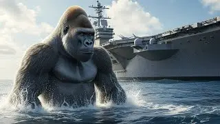 Land and Sea War: King Kong and Godzilla Clash with Special Forces