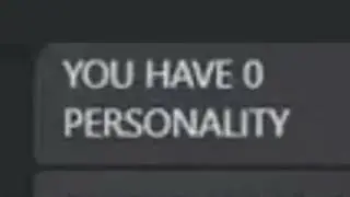 YOU HAVE ZERO PERSONALITY || cat owner meme