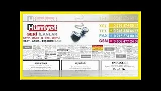 H&uuml;rriyet reklam servisi ilan servisi ile artık ilan vermek &ccedil;ok kolay