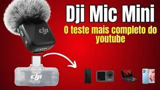 DJI MIC MINI TESTE MAIS COMPLETO DO YOUTUBE 4 OP&Ccedil;&Otilde;ES DIFERENTES DE CONEC&Ccedil;&Atilde;O