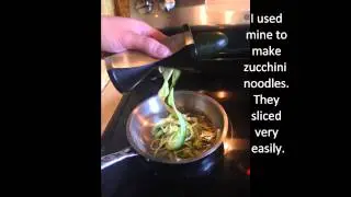 Very Healthy Spiral Slicer, Vegetable Spiralizer, Zucchini Spaghetti Pasta Maker By Varietyland!