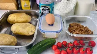 Wednesday Dinner: Jacket Potatoes | Leftover Pulled Pork | Baked Beans | Pancakes