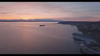 Seattle Waterfront Sunset | 4K
