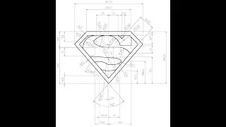 [AutoCAD] Superman Logo Tutoria