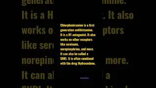 What is Chlorpheniramine?