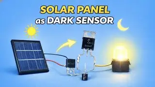 Solar Dark Sensor Automatic Light ON OFF Circuit | Easy DIY