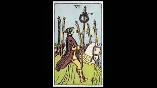 Learn Tarot.  The Six of Wands.  #tarot #spirituality