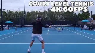 Grigor Dimitrov Court Level Practice (4K 60FPS) Australian Open 2021