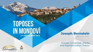 Joseph Bernstein - Groups, Groupoids, Stacks and Representation Theory