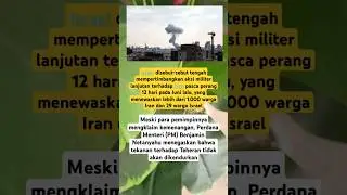 Siaga Perang Israel-Iran Pecah Lagi, Tunggu 'Lampu Hijau' AS #iran #israel