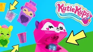 Распаковка набора Kutie Kups Deluxe Vendie! Игрушечный торговый автомат!