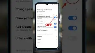 👆How To Off Privacy Protection Password ⚡Privacy Protection Password Kaise Tode  #shorts #mobile