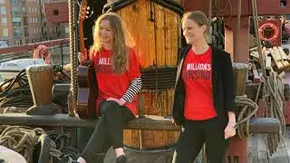 Katarina Hemlin sjunger G&ouml;teborgs Jubileumsl&aring;t f&ouml;r ME-sjuka p&aring; Ostindiefararen.