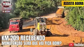 Retorno ao KM 209: Máquinas iniciam novamente o trabalho de solo brita 02/02/26