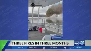 Boat owners concerned after third electrical fire in 3 months at Safe Harbor Jamestown